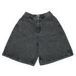 Half - dart Denim Shorts Black - LIKELIHOOD