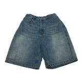 Half - dart Denim Shorts Light Blue - LIKELIHOOD