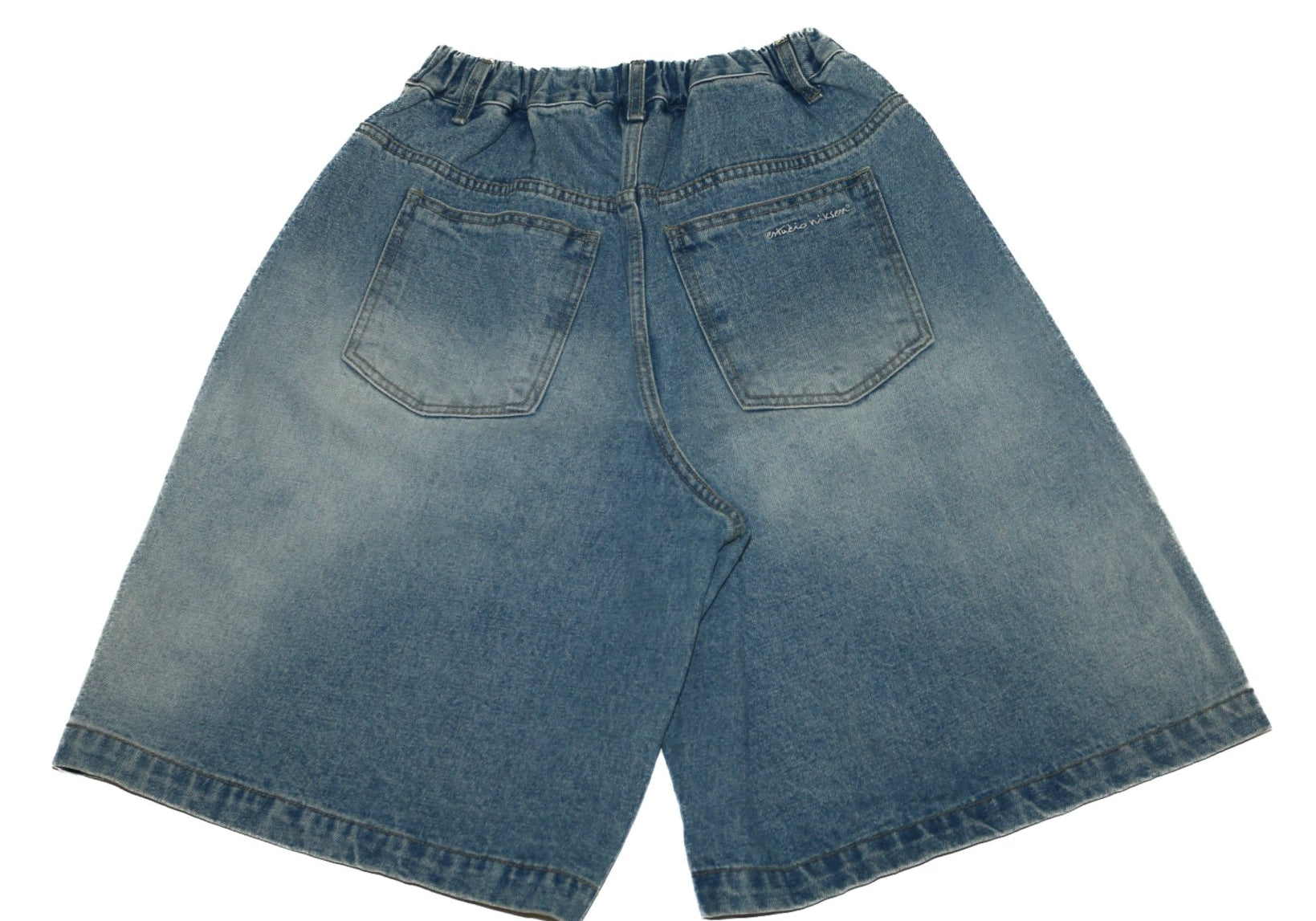 Half - dart Denim Shorts Light Blue - LIKELIHOOD