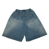 Half - dart Denim Shorts Light Blue - LIKELIHOOD