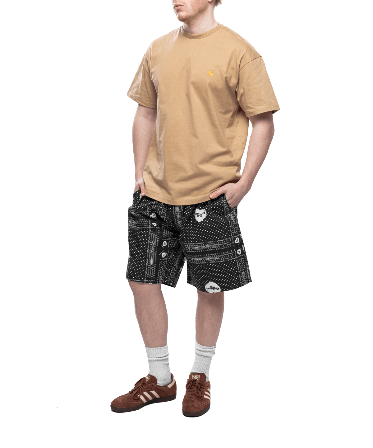 Heart Bandana Short Black - LIKELIHOOD