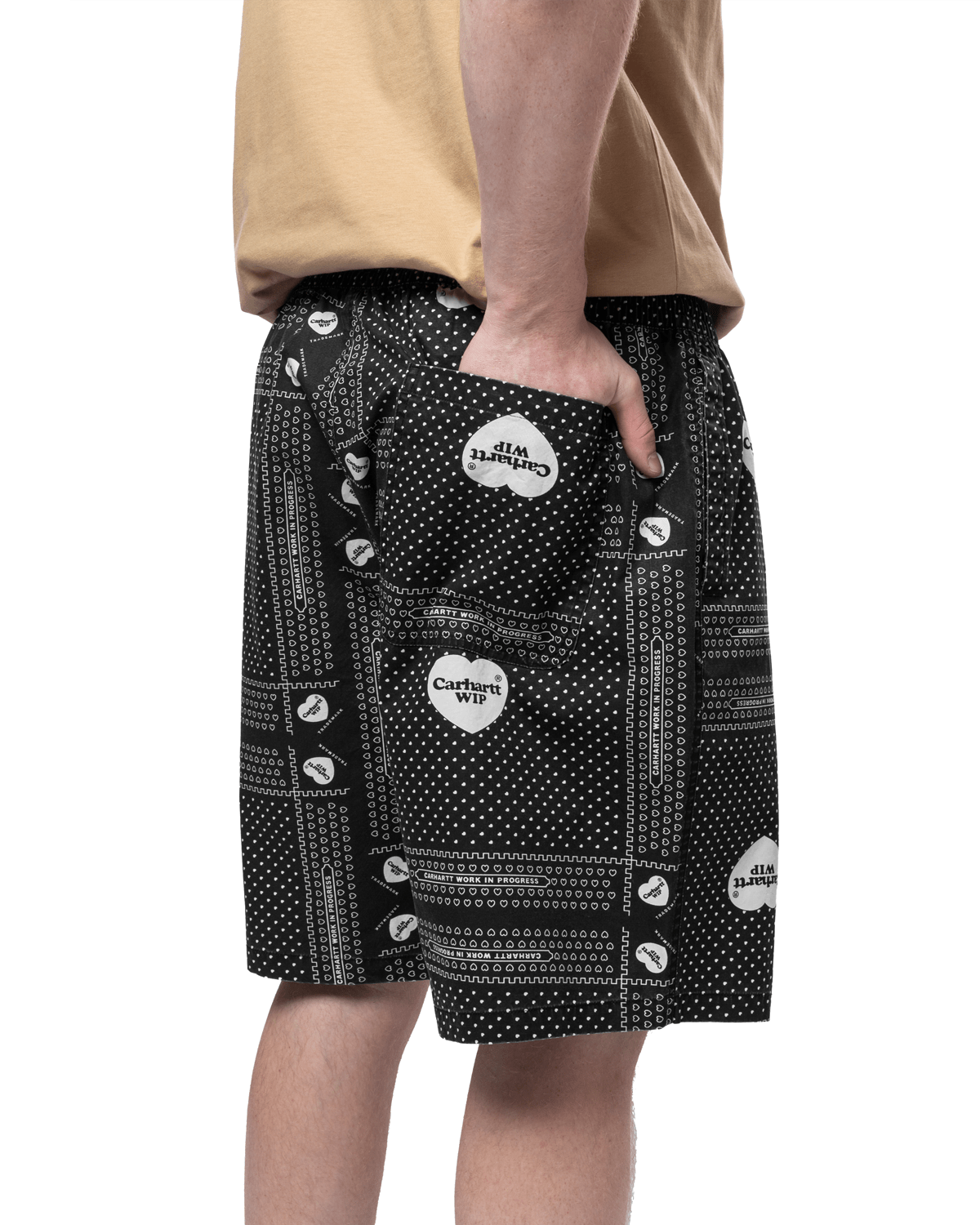 Heart Bandana Short Black - LIKELIHOOD