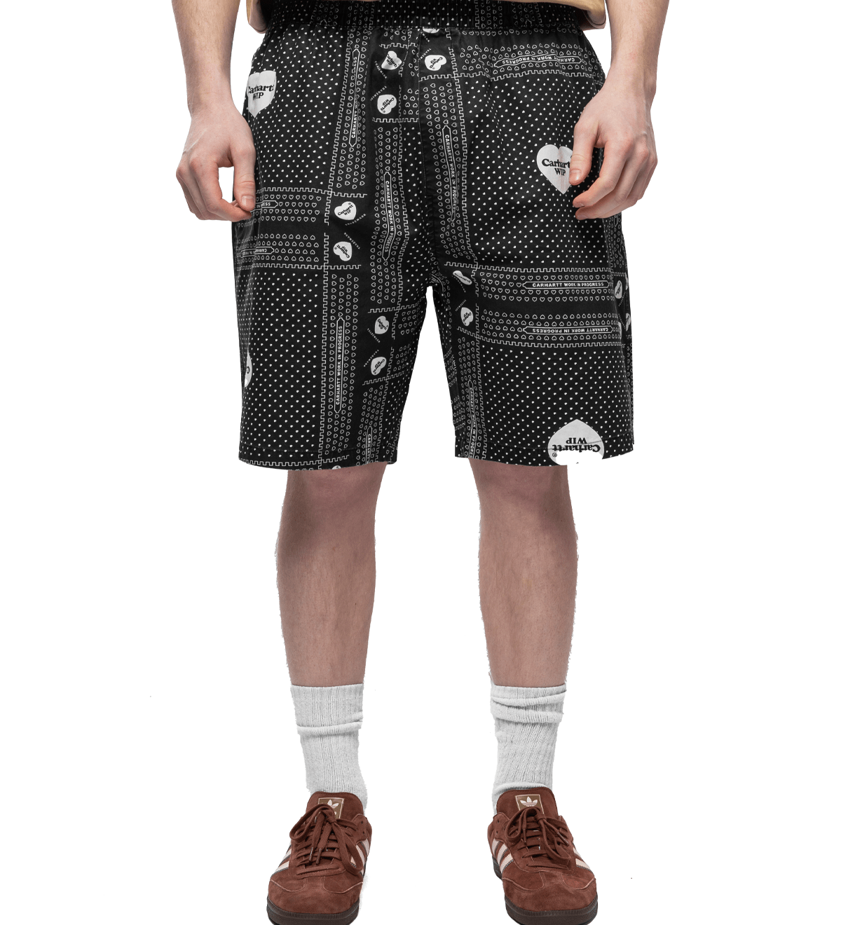 Heart Bandana Short Black - LIKELIHOOD