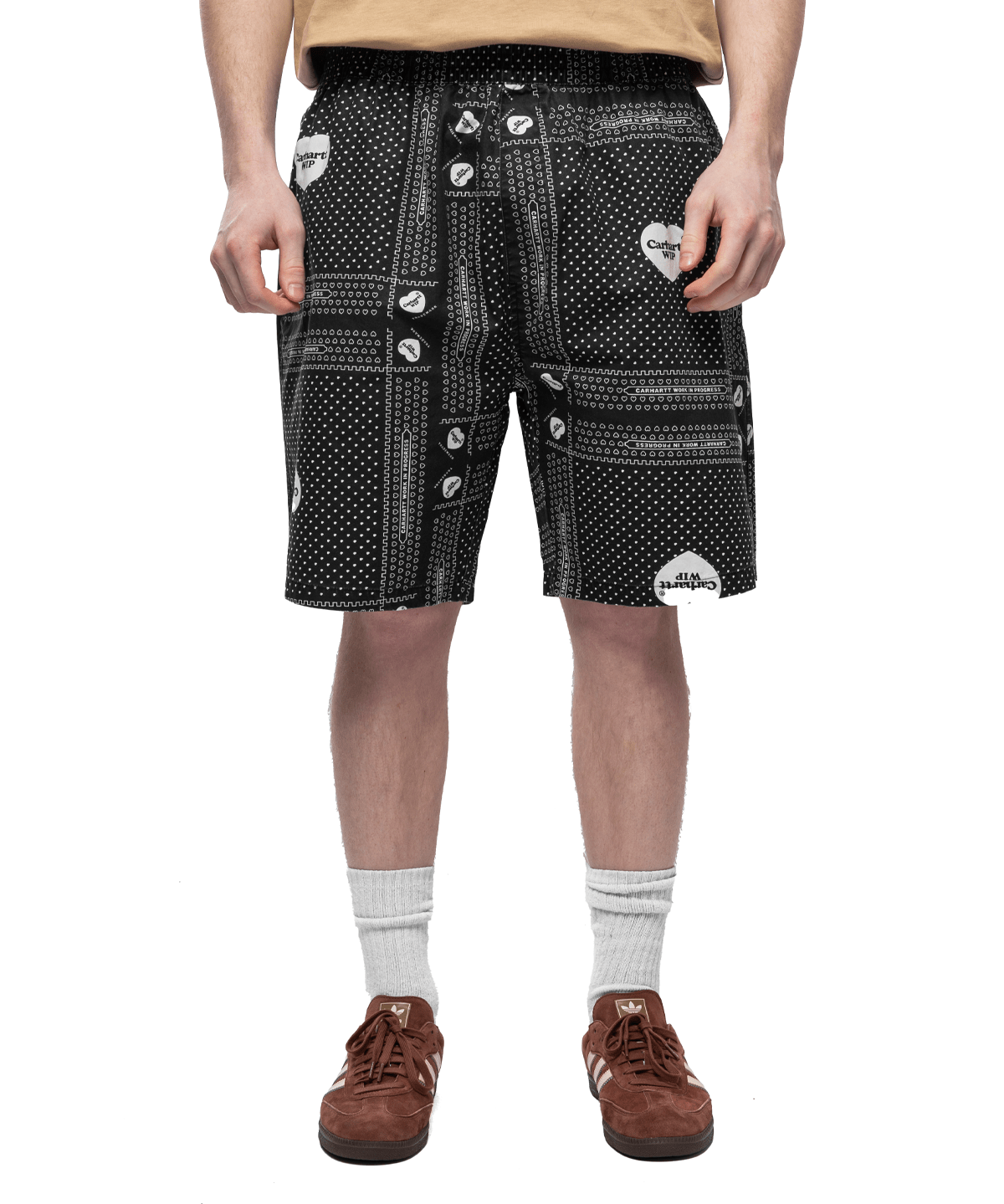 Heart Bandana Short Black - LIKELIHOOD