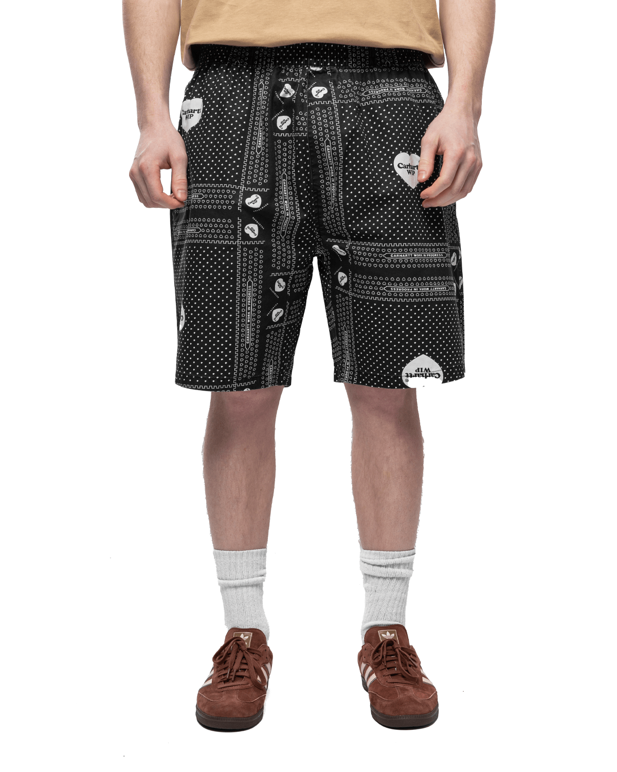 Heart Bandana Short Black - LIKELIHOOD