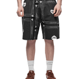 Heart Bandana Short Black - LIKELIHOOD