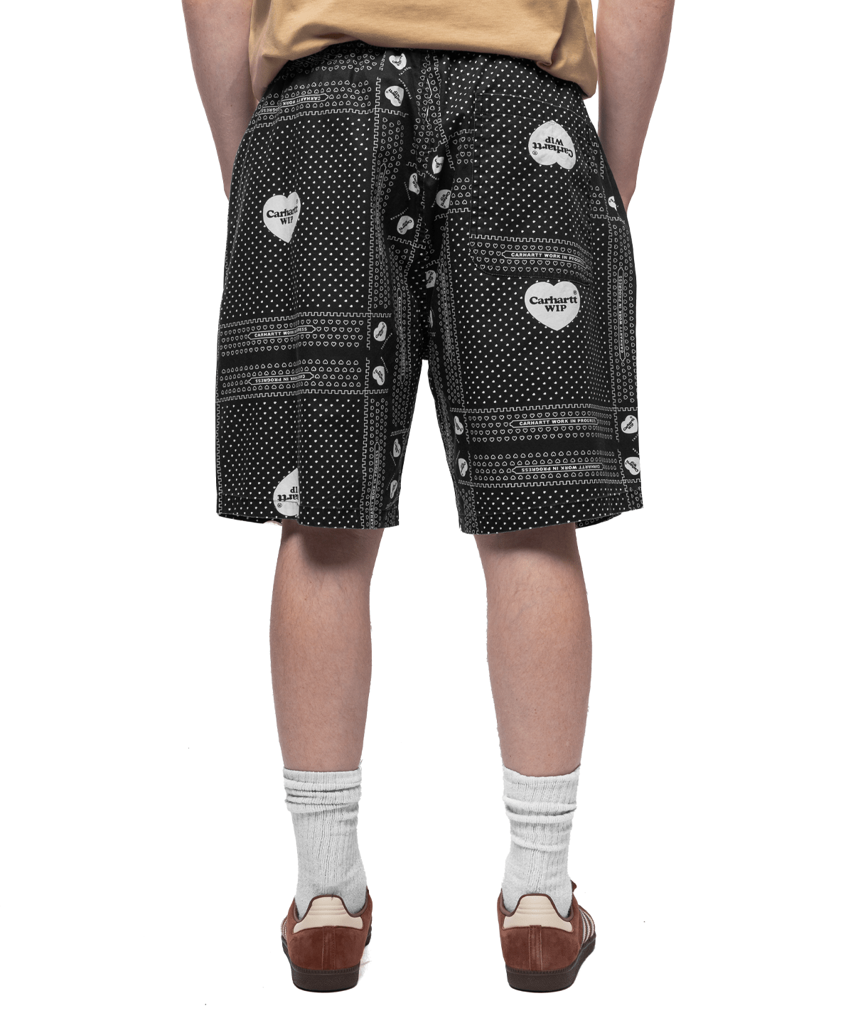 Heart Bandana Short Black - LIKELIHOOD