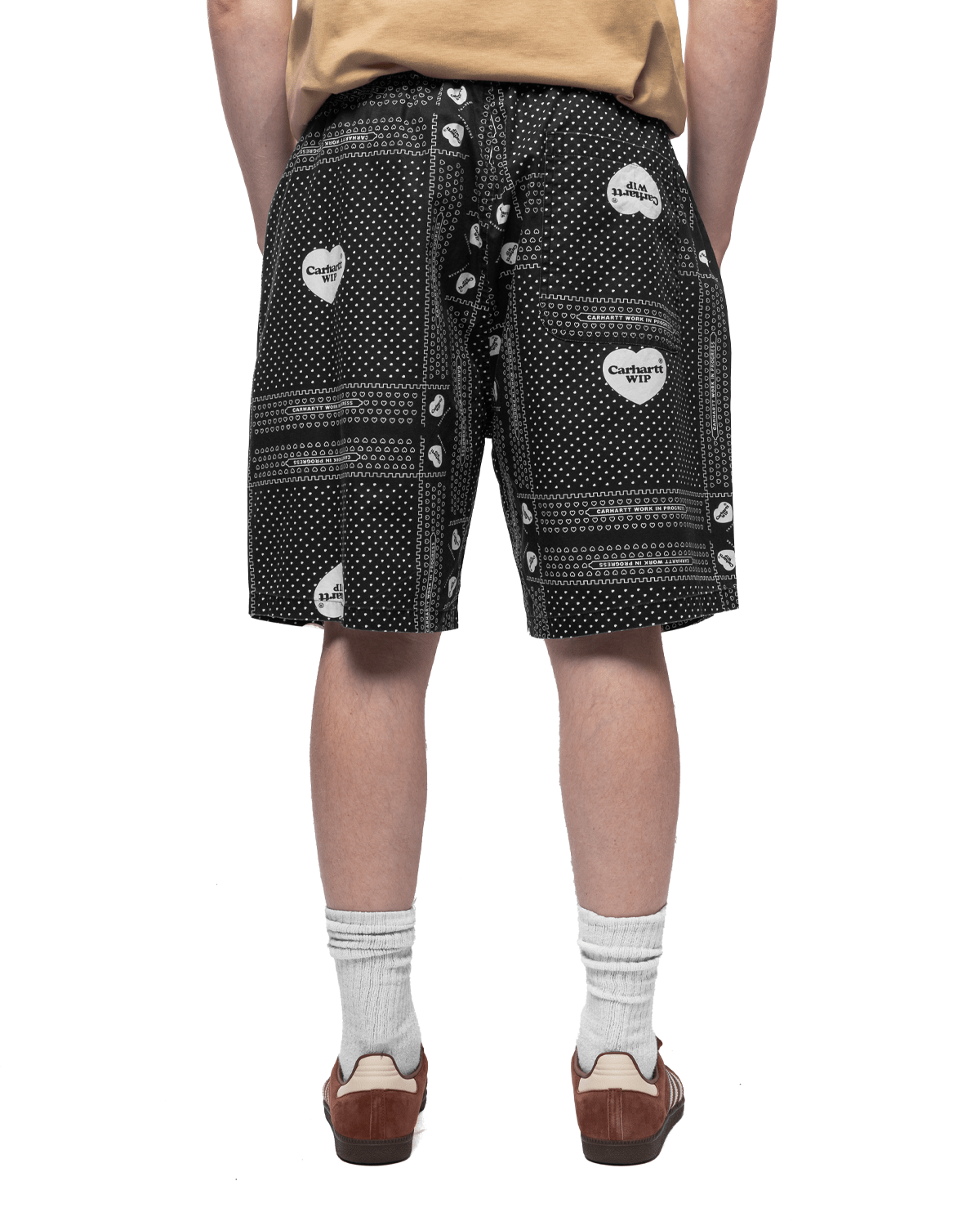Heart Bandana Short Black - LIKELIHOOD