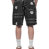 Heart Bandana Short Black - LIKELIHOOD