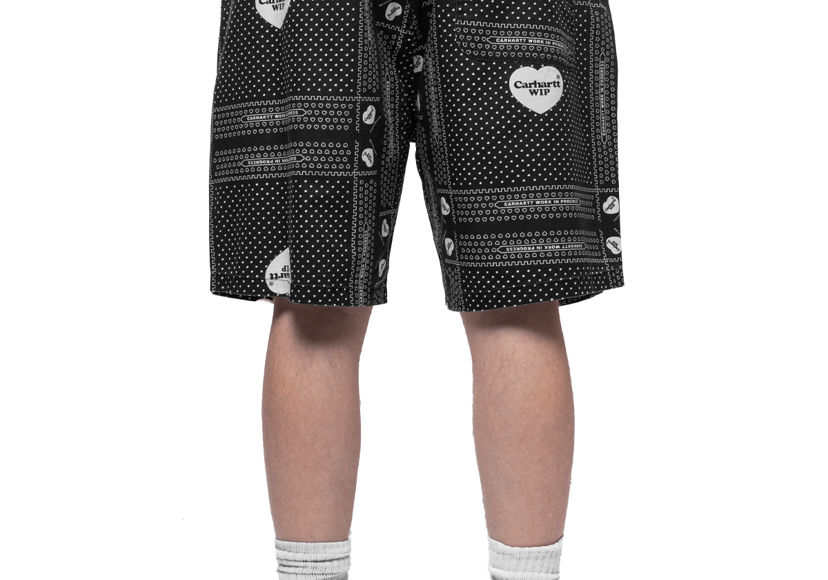 Heart Bandana Short Black - LIKELIHOOD