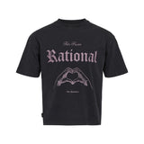 Heart Boxy Tee Dark Grey - LIKELIHOOD