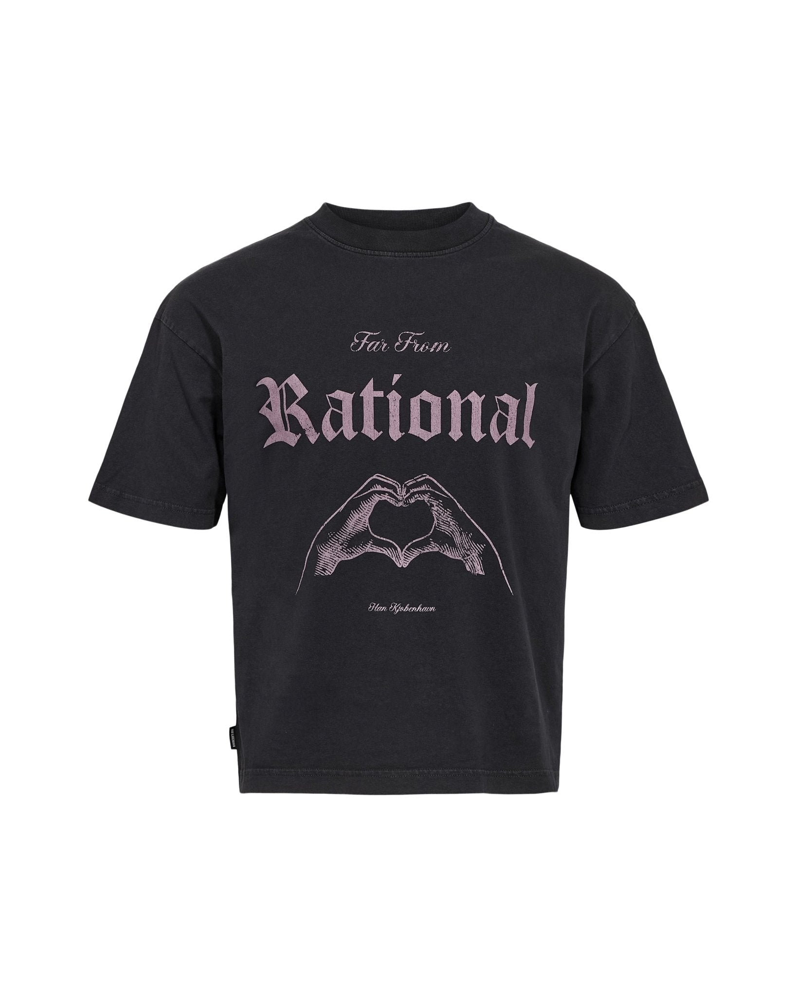 Heart Boxy Tee Dark Grey - LIKELIHOOD