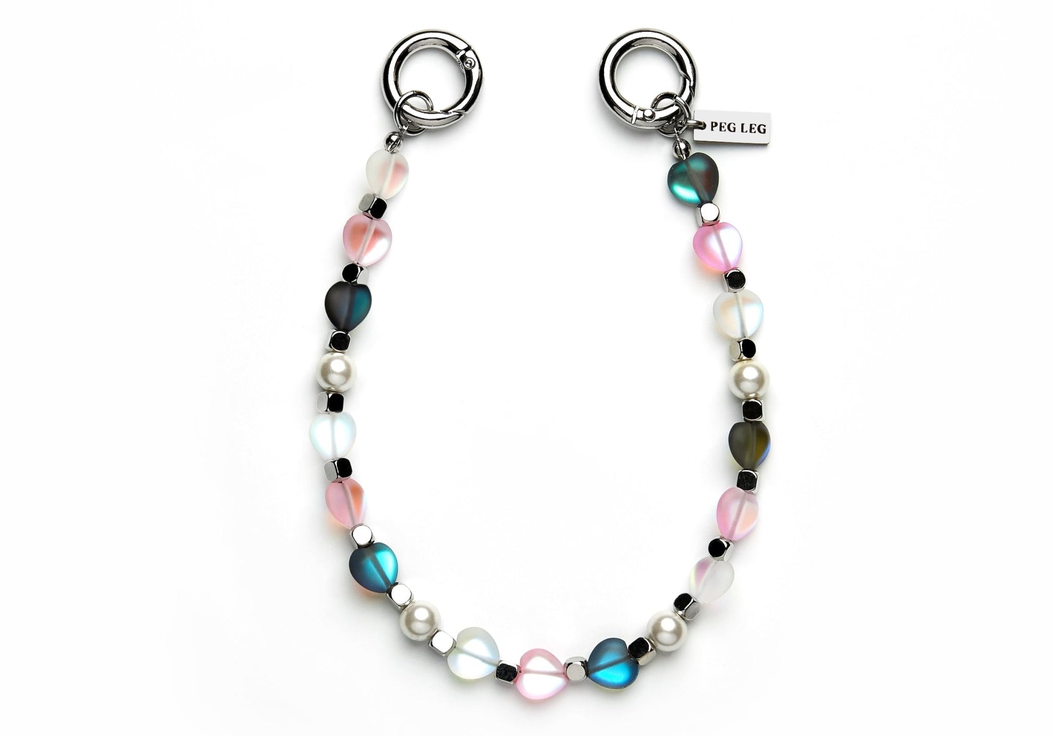 Heart Space Phone Strap Pink - LIKELIHOOD