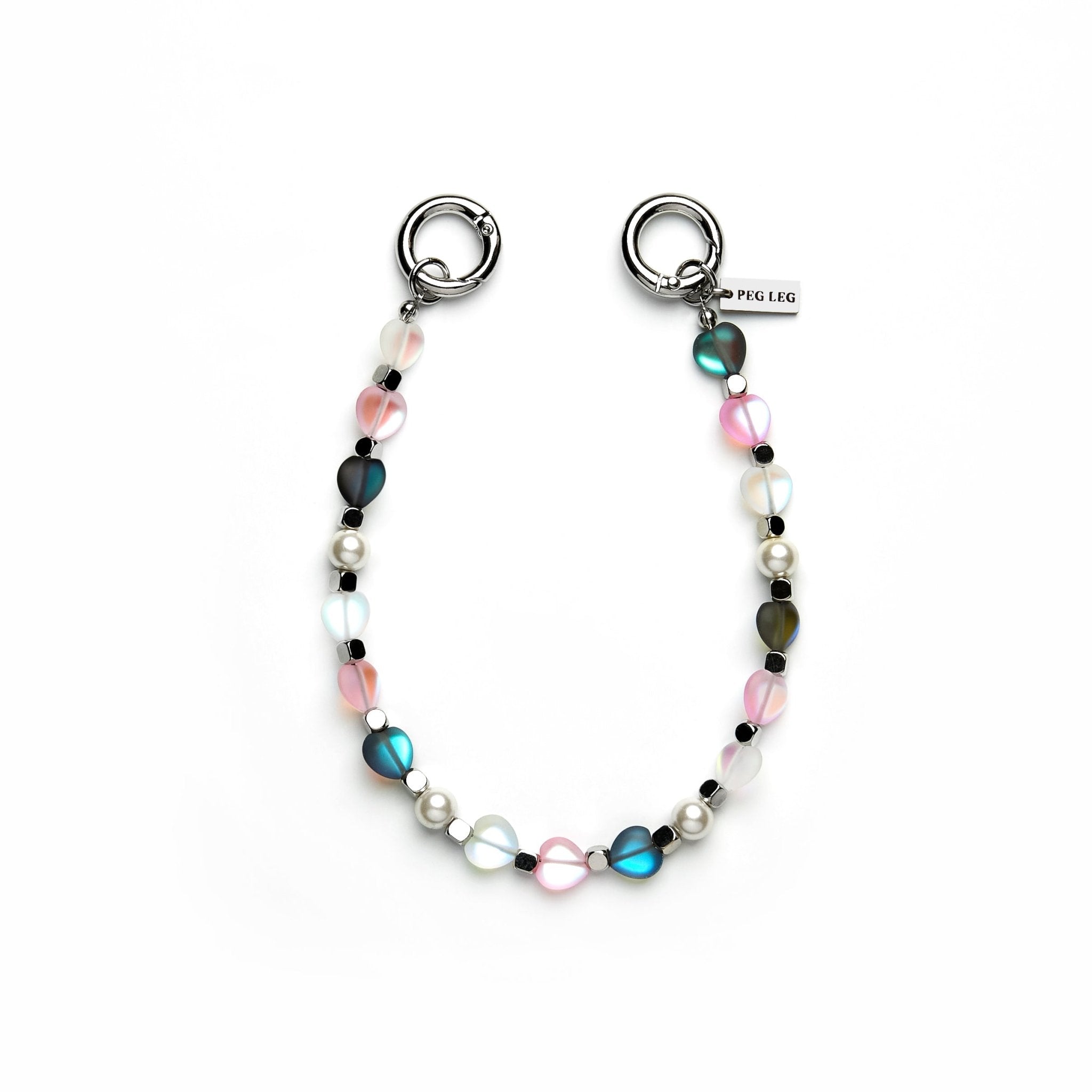 Heart Space Phone Strap Pink - LIKELIHOOD