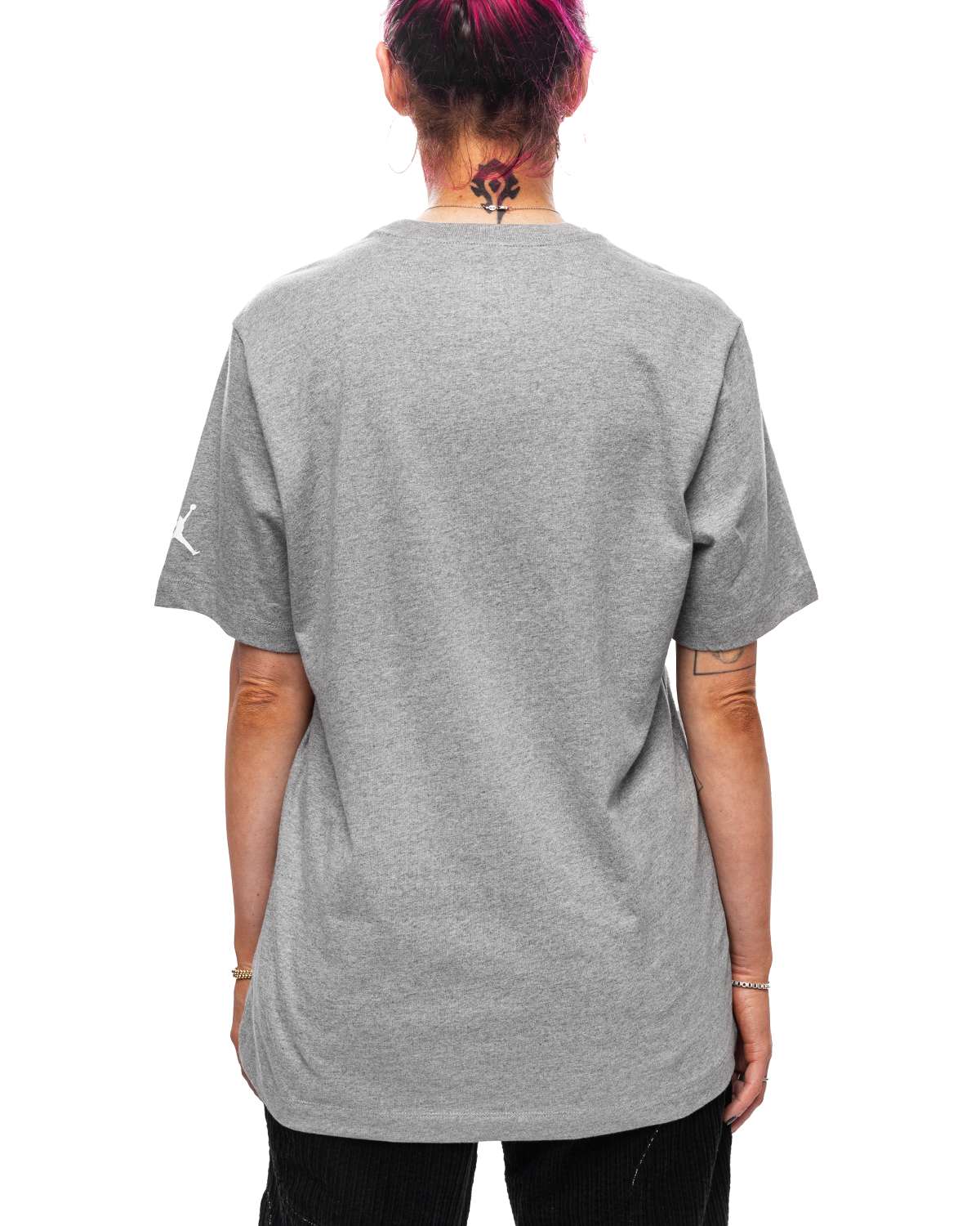Brand T-Shirt Carbon Heather/White
