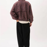 Herringbone Balloon Trousers Black - LIKELIHOOD