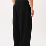 Herringbone Balloon Trousers Black - LIKELIHOOD