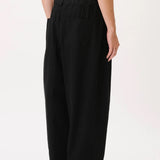 Herringbone Balloon Trousers Black - LIKELIHOOD