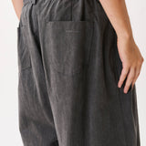 Herringbone Balloon Trousers Charcoal - LIKELIHOOD