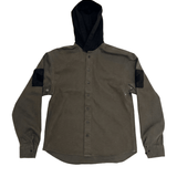 Hooded Shirt Khaki - LIKELIHOOD