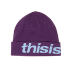 HSP - Logo Big Cuff Beanie Purple - LIKELIHOOD