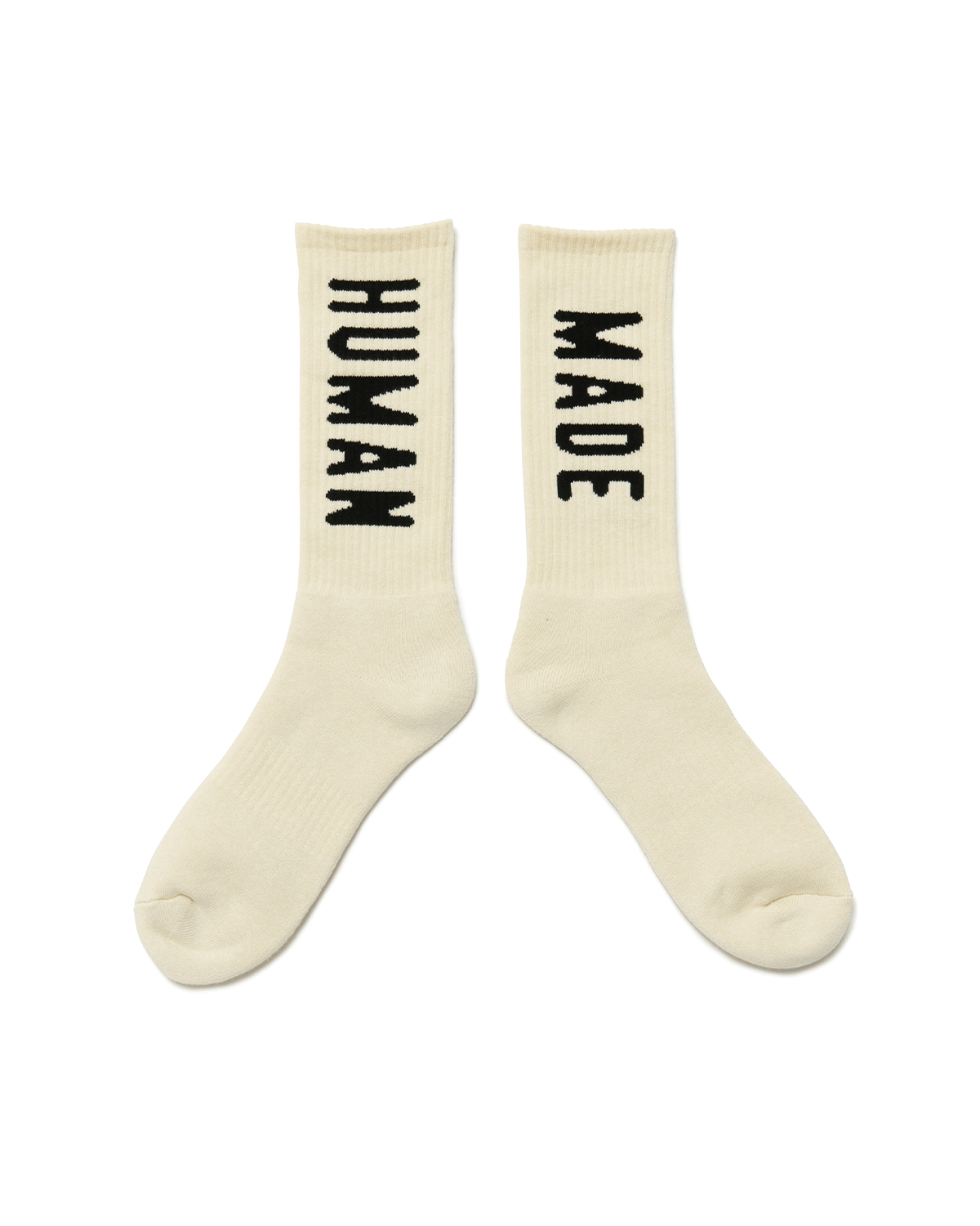 HM Logo Socks White