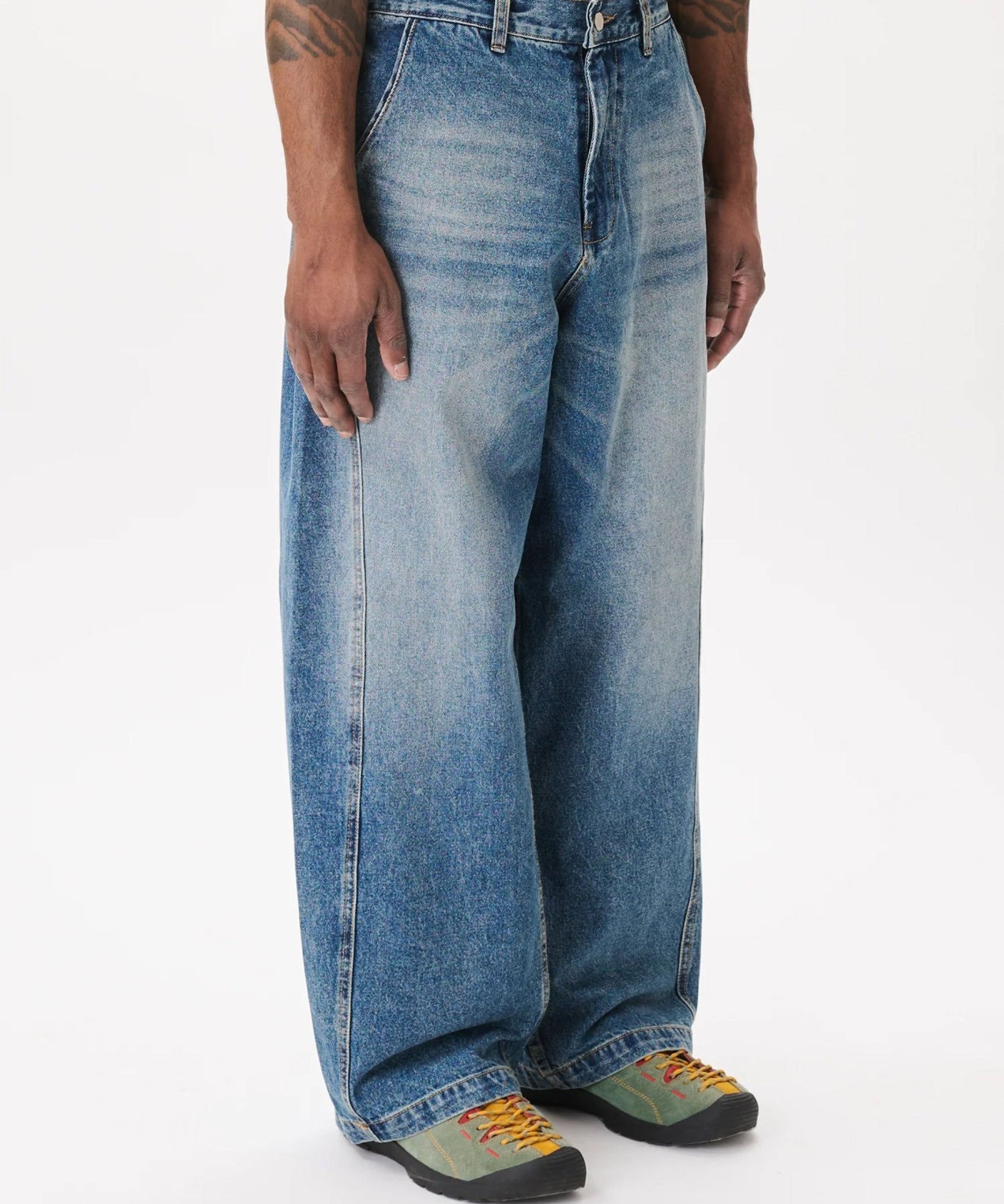 In-Stitch Denim Jeans Blue - LIKELIHOOD