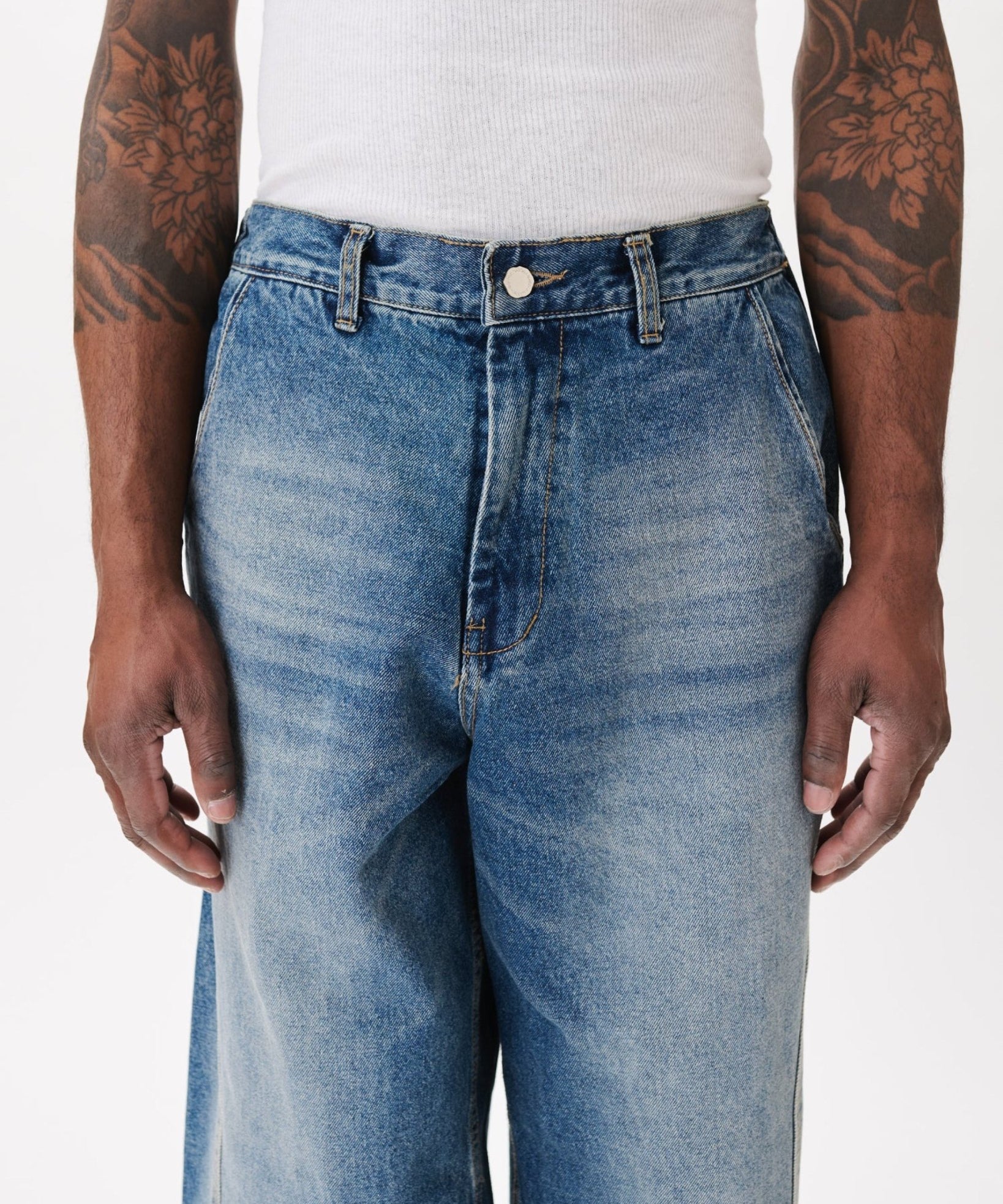 In-Stitch Denim Jeans Blue - LIKELIHOOD