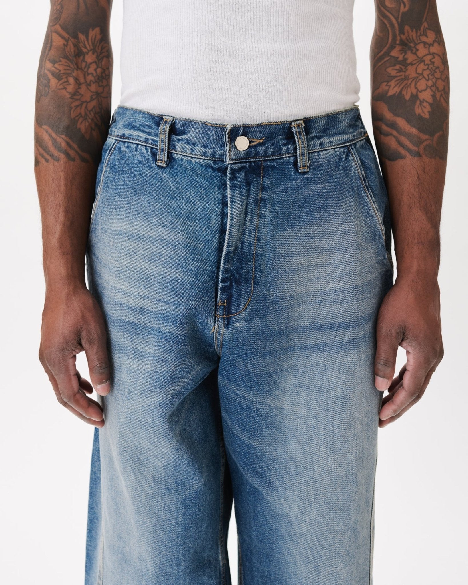 In-Stitch Denim Jeans Blue - LIKELIHOOD