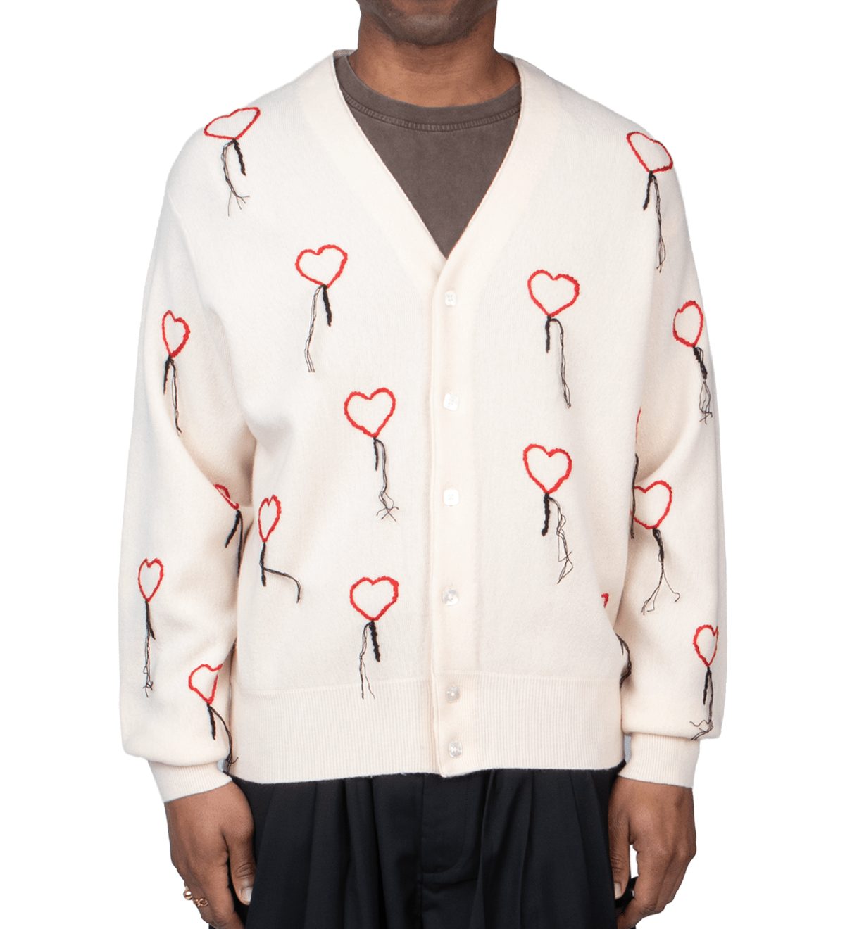 Ivory Balloon Cardigan - LIKELIHOOD