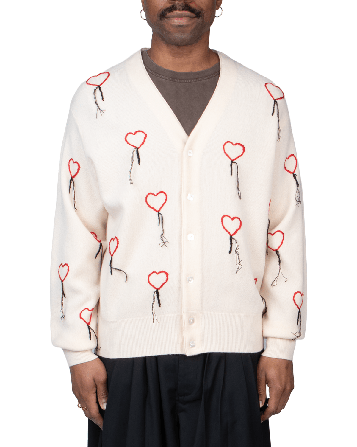 Ivory Balloon Cardigan - LIKELIHOOD