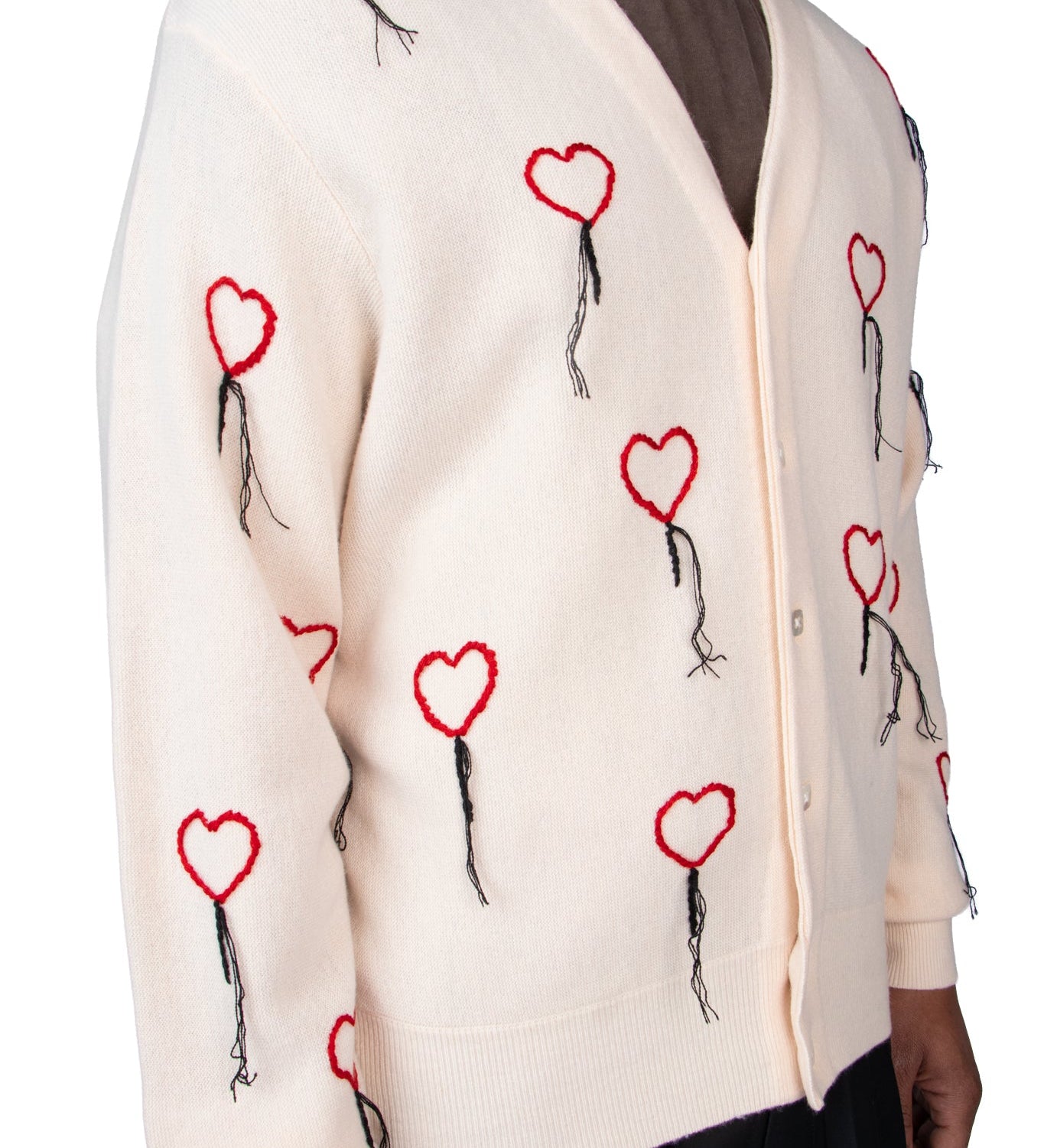 Ivory Balloon Cardigan - LIKELIHOOD
