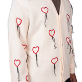 Ivory Balloon Cardigan - LIKELIHOOD