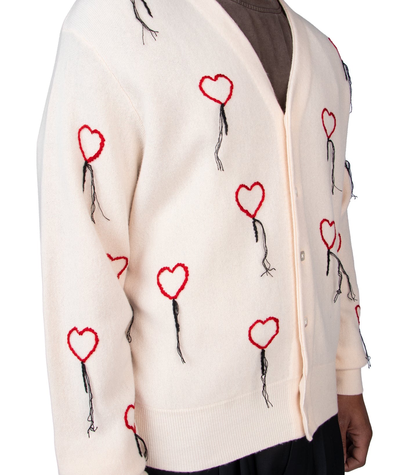 Ivory Balloon Cardigan - LIKELIHOOD