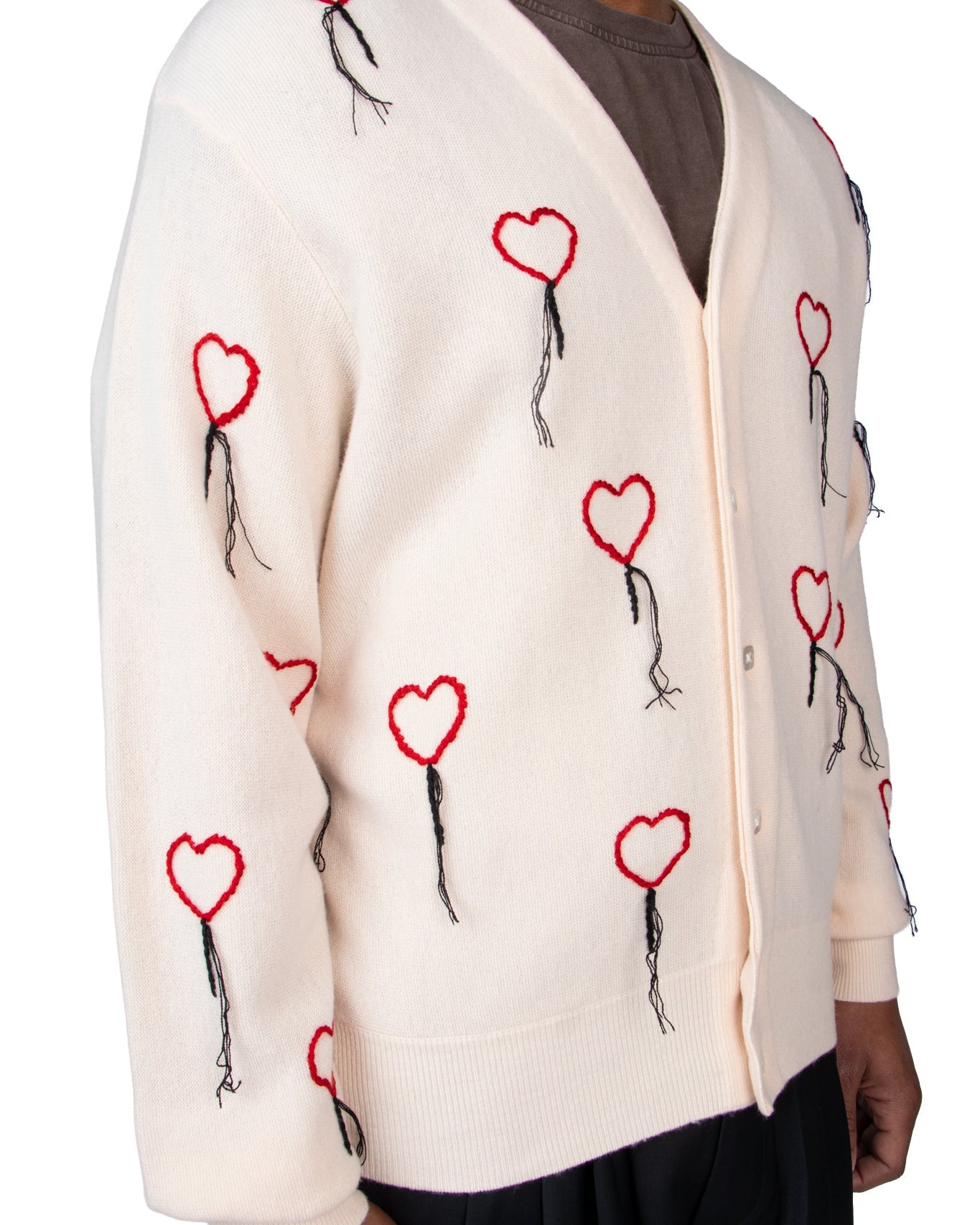 Ivory Balloon Cardigan - LIKELIHOOD