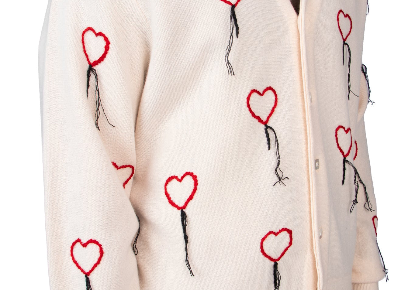 Ivory Balloon Cardigan - LIKELIHOOD