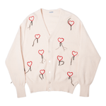 Ivory Balloon Cardigan - LIKELIHOOD