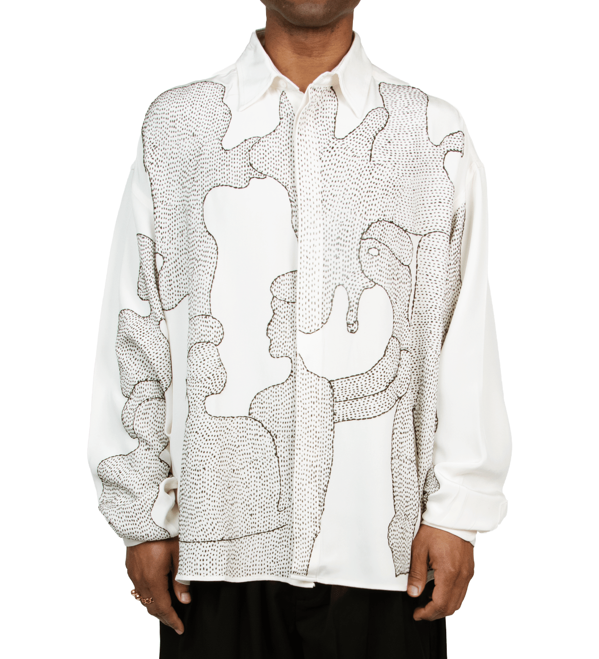 Ivory LS Figure Shirt - LIKELIHOOD