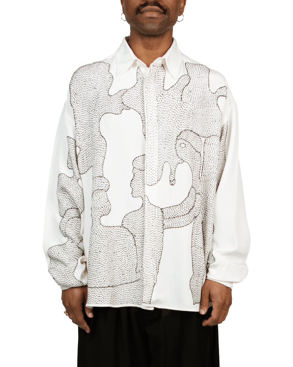 Ivory LS Figure Shirt - LIKELIHOOD