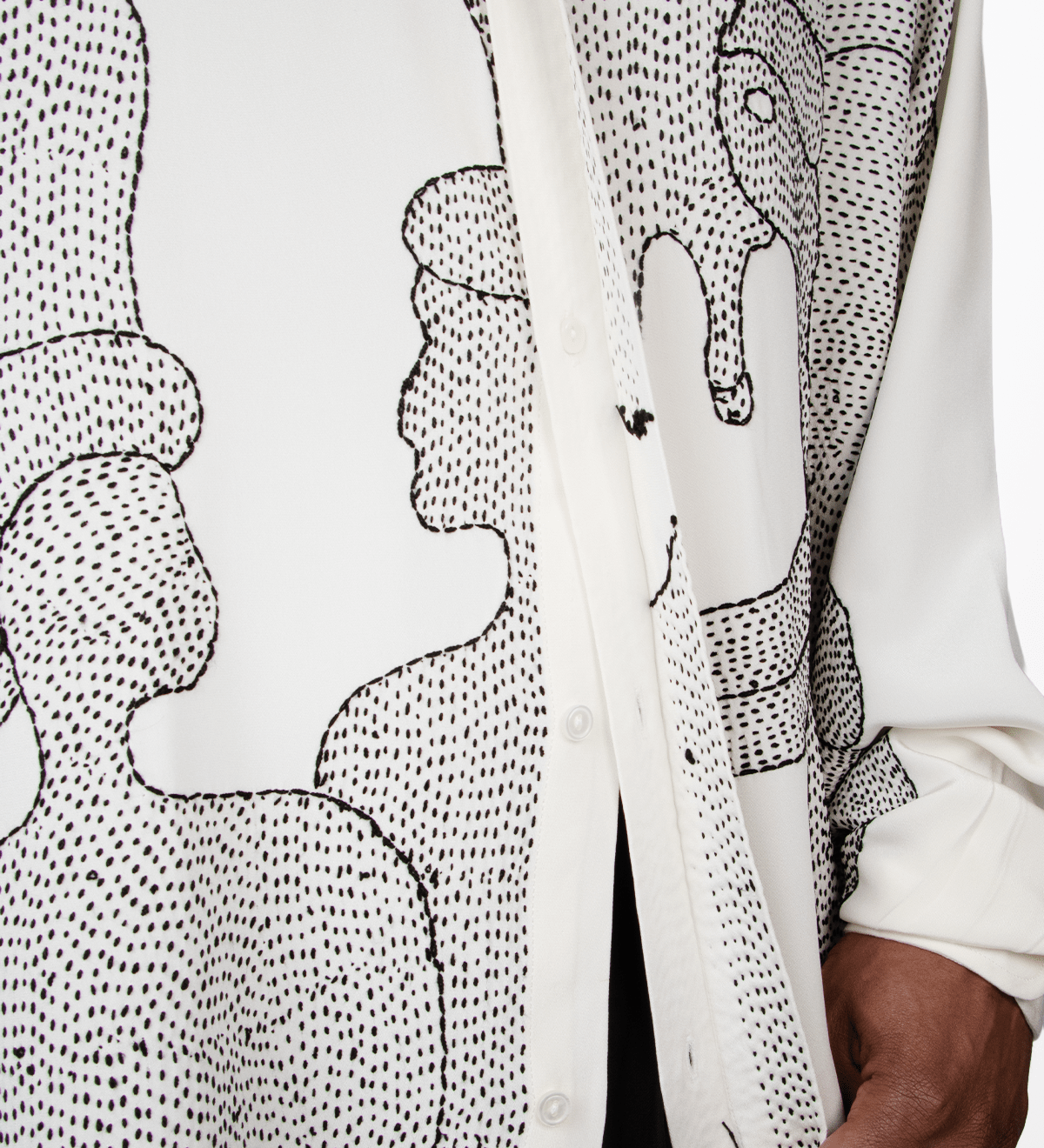 Ivory LS Figure Shirt - LIKELIHOOD