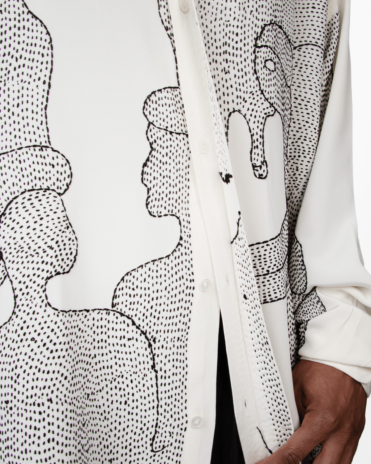 Ivory LS Figure Shirt - LIKELIHOOD