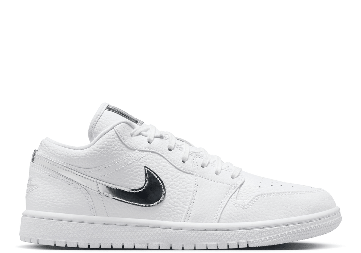 Jordan 1 Low SE White/Metalllic Silver (Women's) - LIKELIHOOD