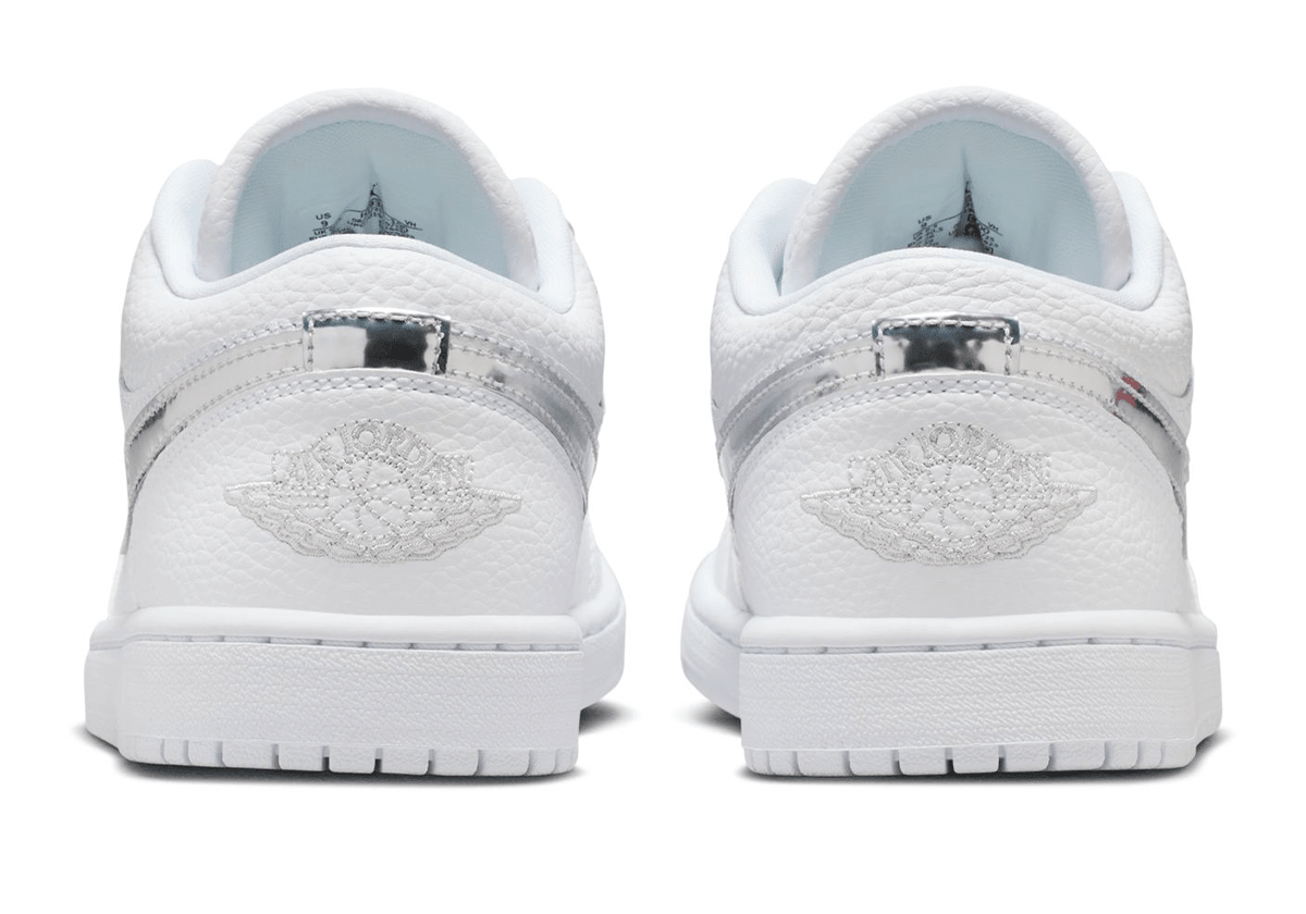 Jordan 1 Low SE White/Metalllic Silver (Women's) - LIKELIHOOD
