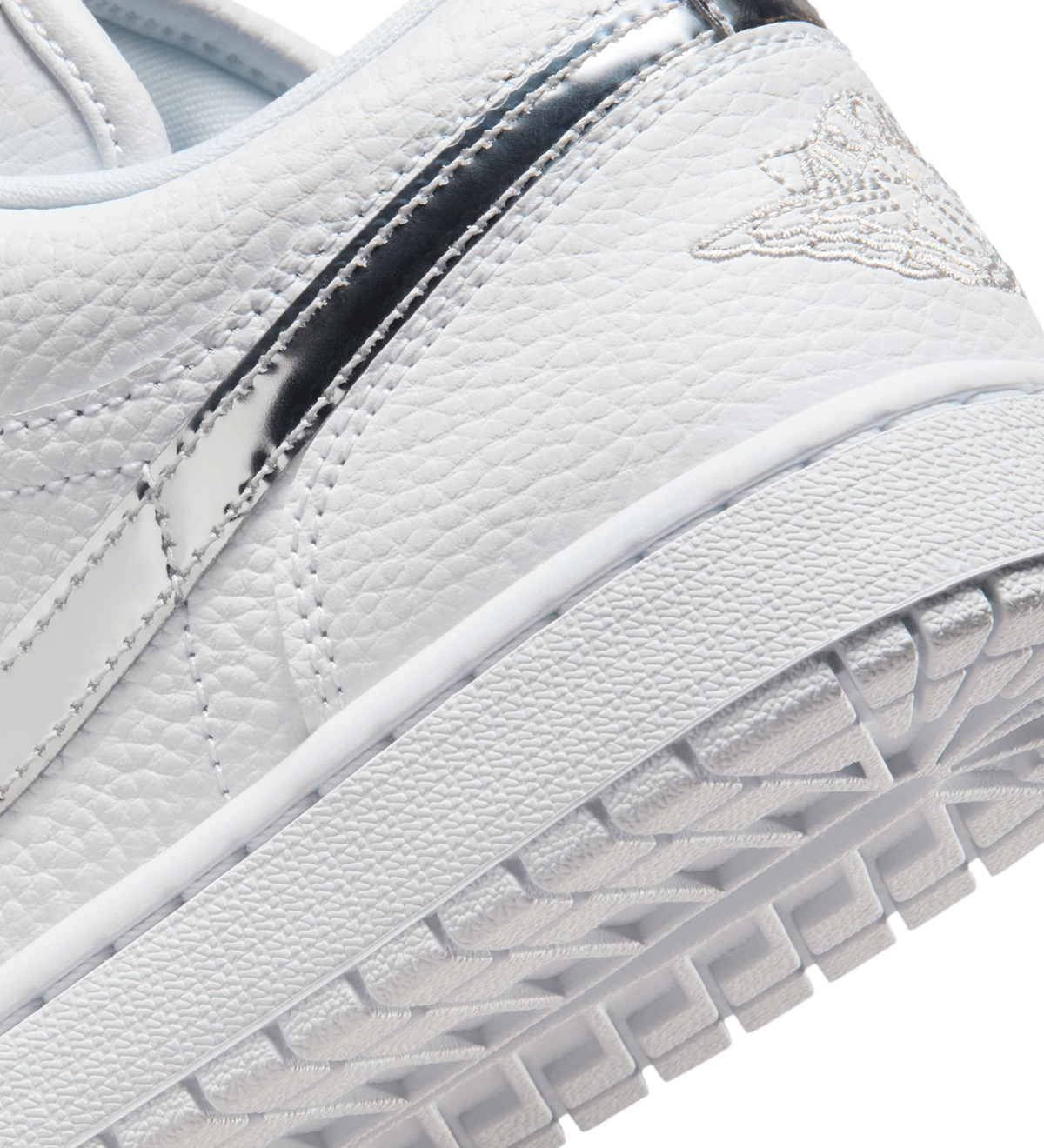 Jordan 1 Low SE White/Metalllic Silver (Women's) - LIKELIHOOD