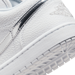 Jordan 1 Low SE White/Metalllic Silver (Women's) - LIKELIHOOD