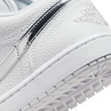 Jordan 1 Low SE White/Metalllic Silver (Women's) - LIKELIHOOD