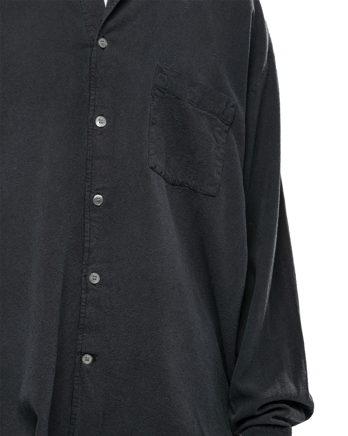 Keen Raw Black Noil Silk