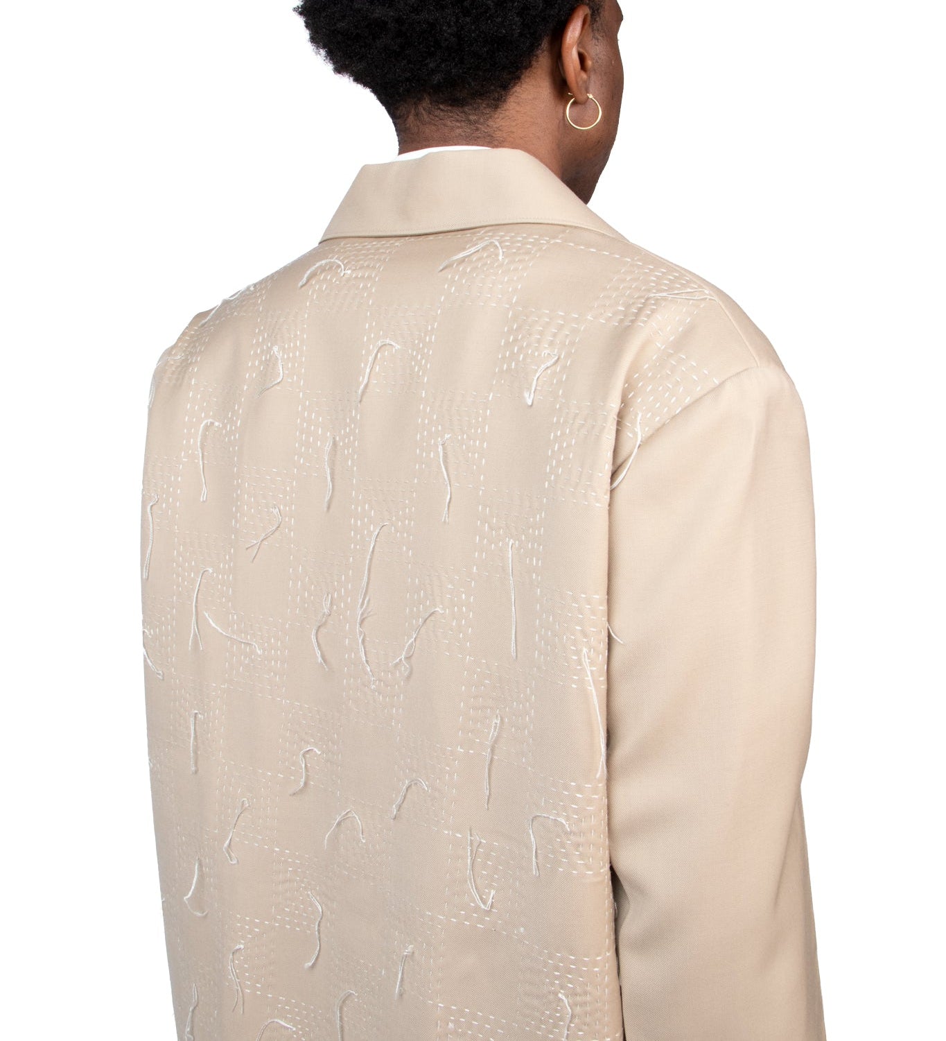 Khaki Coat with Extended Lining - LIKELIHOOD