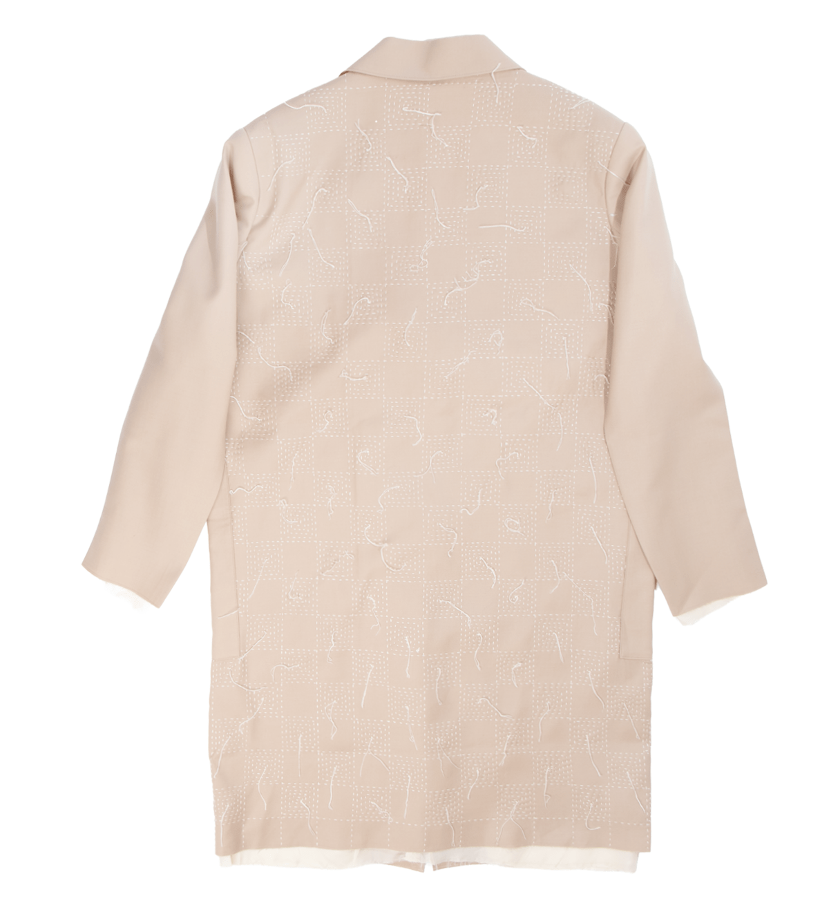 Khaki Coat with Extended Lining - LIKELIHOOD