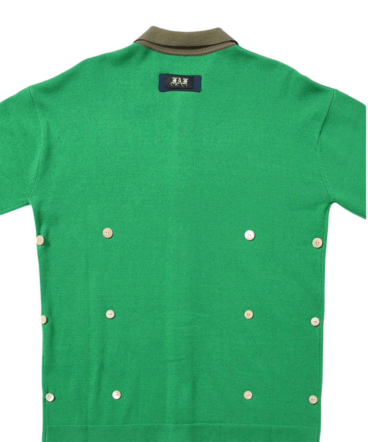 Knit Polo Green - LIKELIHOOD